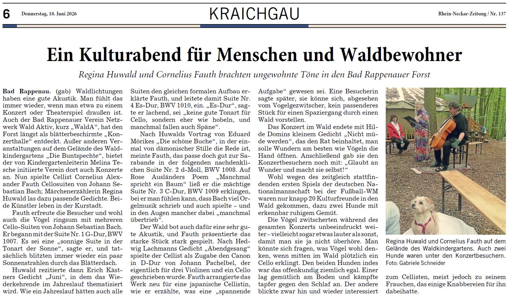 Artikel RNZ 18-06-26